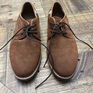 Elegant Brown Leather Derby Shoes